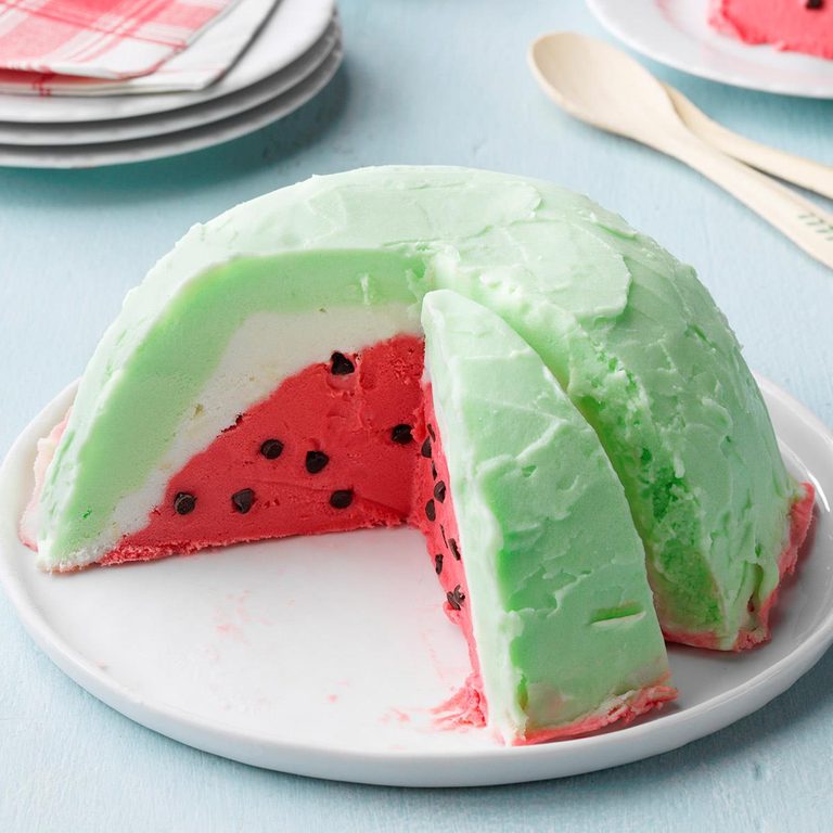 WATERMELON BOMBE DESSERT